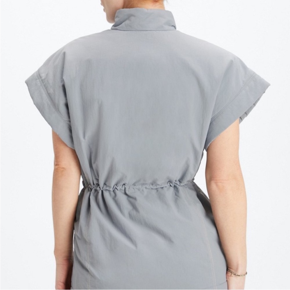 Fabletics Zip Drawstring Vest Womens Large Athlet… - image 3